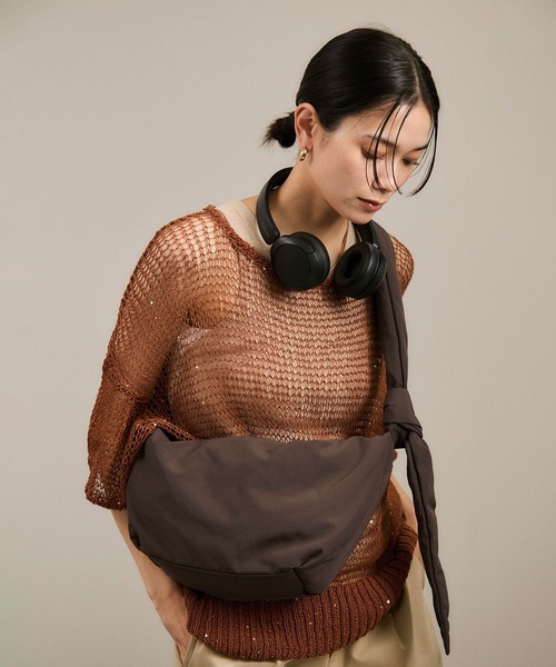 SALON adam et rope ワンショルダーバッグ SALON adam et rope'（サロン アダム エ ロペ）の「ジャガード