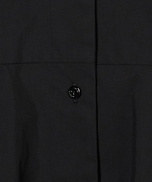 UNITED ARROWS 黒 パフスリーブ 半袖シャツ　ブラウス　ペプラム UNITED ARROWS ブラウス シャツ ペプラム ノースリーブ