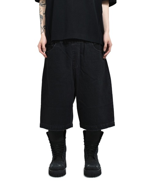 パンツ studios（エンタイアスタジオ） entire LEATHER BLACK SHORT AREA studios entire パンツ SPAR メンズ SHORTS パンツ