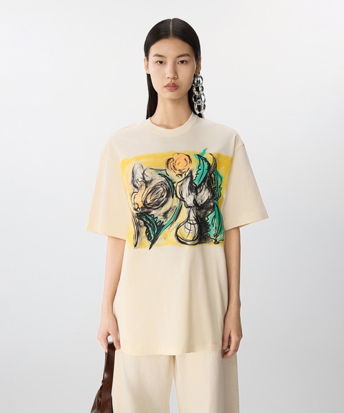 tシャツ Cyclamen Bloom T-shirt / シクラメンTシャツ レディース メンズ