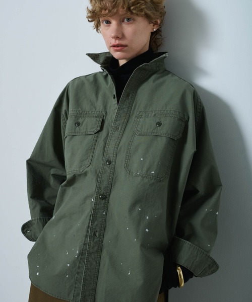 ブラウス シャツ 「KHA:KI / カーキ」HAND PAINT SHIRTS レディース kha:ki ブラウス シャツ 「KHA:KI / カーキ」HAND PAINT SHIRTS