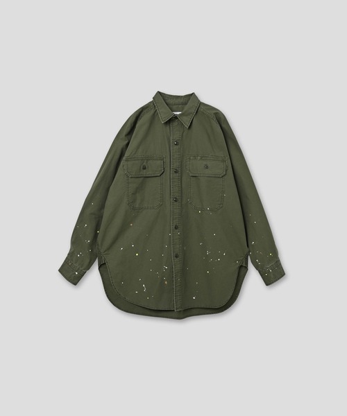 ブラウス シャツ 「KHA:KI / カーキ」HAND PAINT SHIRTS レディース