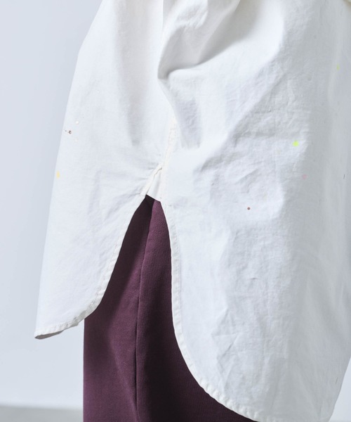 kha:ki ブラウス シャツ 「KHA:KI / カーキ」HAND PAINT SHIRTS