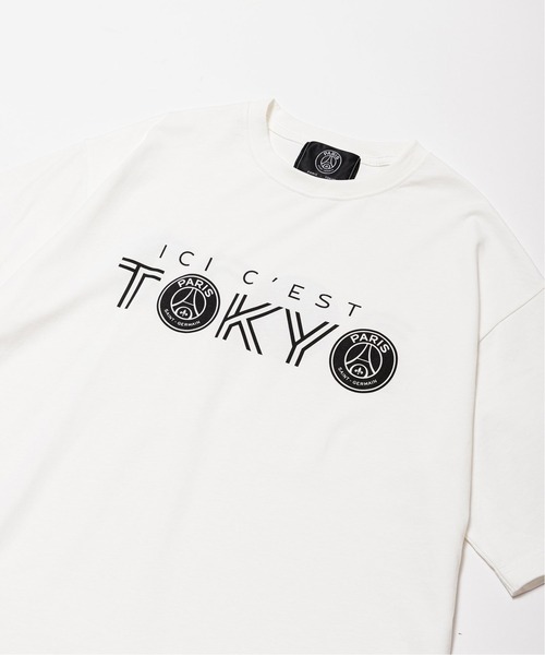 「PARIS SAINT-GERMAIN」 半袖Tシャツ MEDIUM ホワイト メンズ