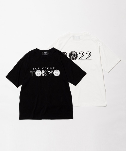 「PARIS SAINT-GERMAIN」 半袖Tシャツ MEDIUM ホワイト メンズ