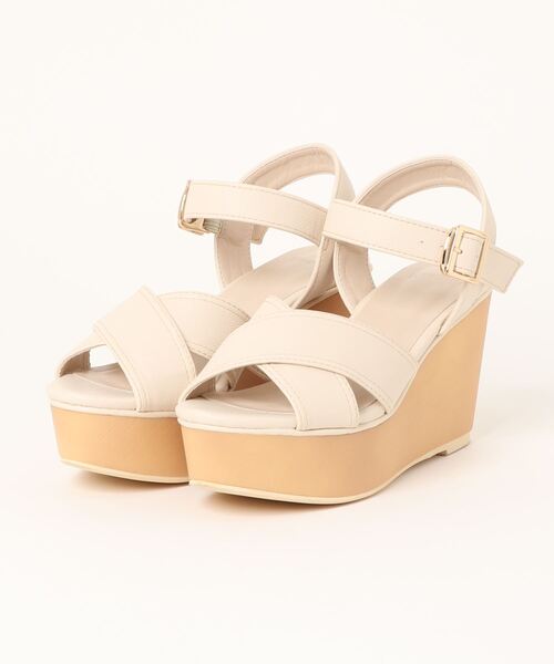 「Heather」 ヒールサンダル L アイボリー レディース_画像2