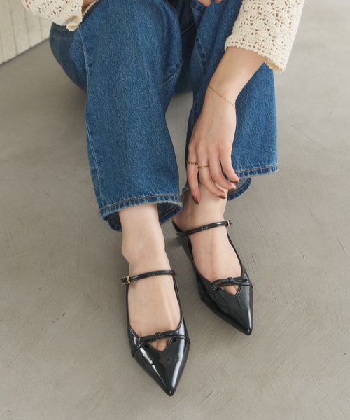 Le talon 3.5cmリボンストラップミュール LE TALON パンプス 3.5cmリボンストラップミュール : ZOZOTOWN