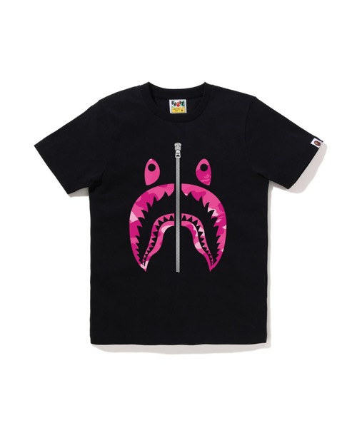 A BATHING APE（アベイシングエイプ） tシャツ COLOR CAMO SHARK TEE
