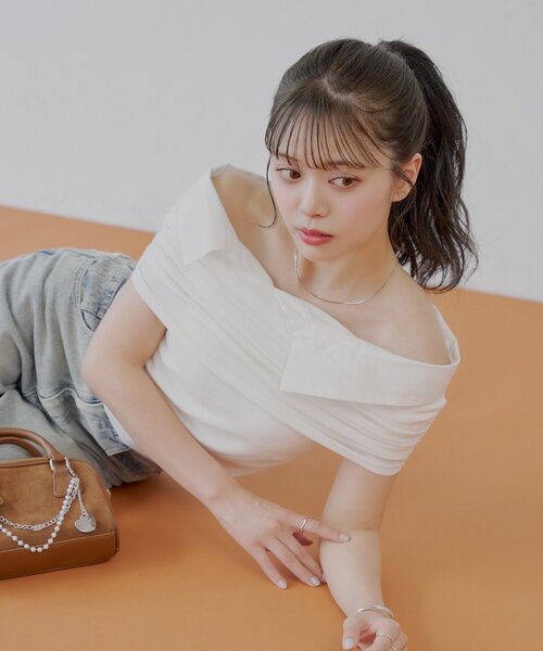 tシャツ シャツレイヤードデザイントップス レディース