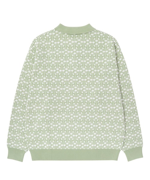 HUF 「HUF」 長袖ポロシャツ SMALL ブラック メンズ : ZOZOTOWN
