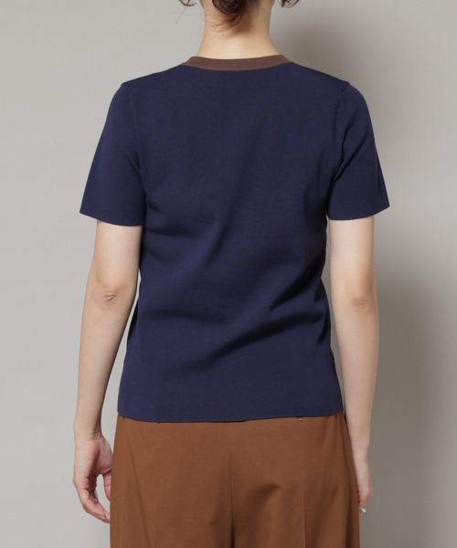 tシャツ コンパクト総針ニットトップス レディース | NANO universe | 19