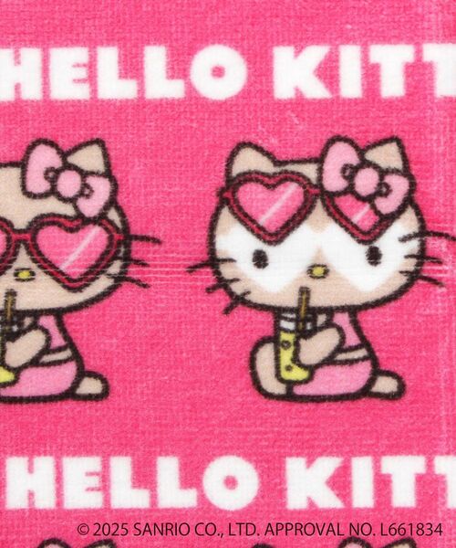 212 KITCHEN STORE 日焼けハローキティ 刺繍ハンドタオル PK