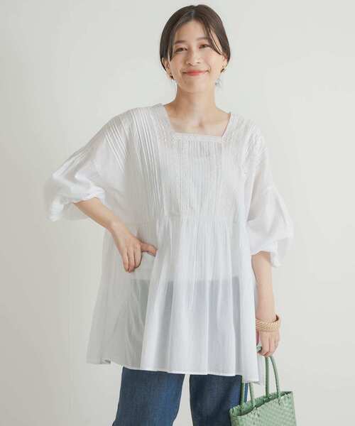 「URBAN RESEARCH DOORS」 長(zhǎng)袖チュニック MEDIUM ブラック レディース