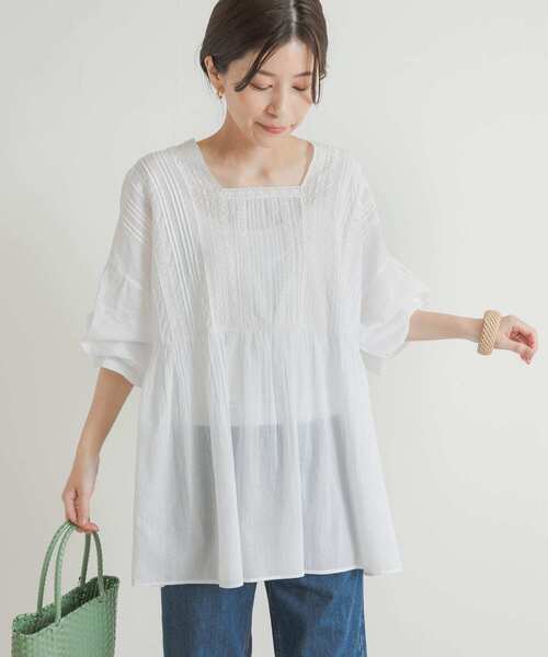 「URBAN RESEARCH DOORS」 長(zhǎng)袖チュニック MEDIUM ブラック レディース