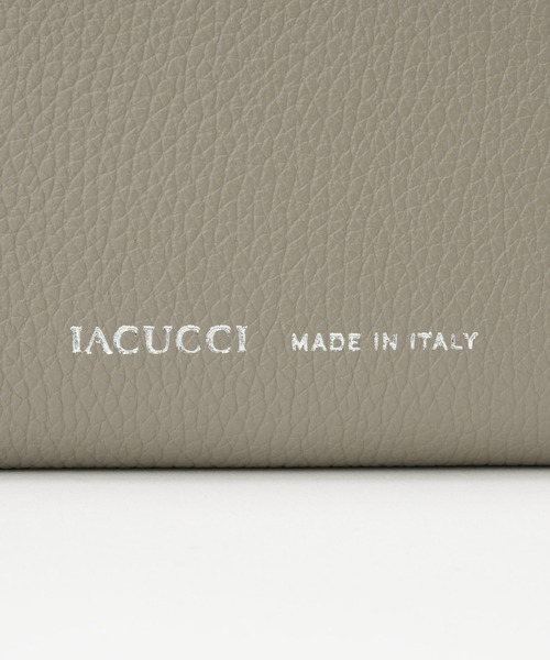 IACUCCI アバ ハーフウォレット CERVO グレイッシュベージュ 本革 IACUCCI（イアクッチ） 財布 アバ ハーフウォレット CERVO レディース