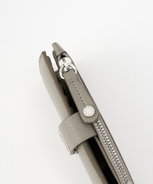 IACUCCI アバ ハーフウォレット CERVO グレイッシュベージュ 本革 アバ ハーフウォレット CERVO / IACUCCI | ファッション通販 【公式