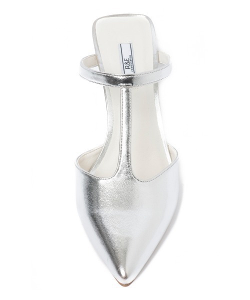 「R&E」 ミュール 22cm アイボリー レディース_画像5