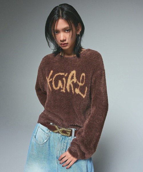 X-girl（エックスガール） ベルト XG EMBLEM BUCKLE FAUX LEATHER BELT