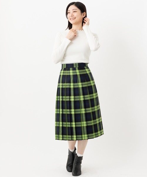 スカート O'NEIL OF DUBLIN オニールオブダブリン オールラウンド プリーツスカート 73cmの画像