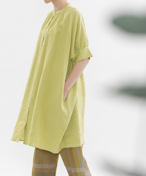 「nop de nod」 半袖チュニック 3 ブラック レディース_画像5