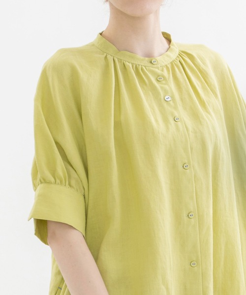 「nop de nod」 半袖チュニック 3 ブラック レディース_画像7