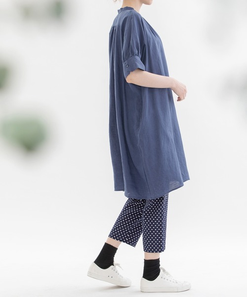 「nop de nod」 半袖チュニック 3 ブラック レディース_画像9