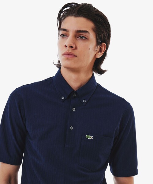 LACOSTE（ラコステ） 半袖ポロシャツ 6 ネイビー メンズ : ZOZOTOWN