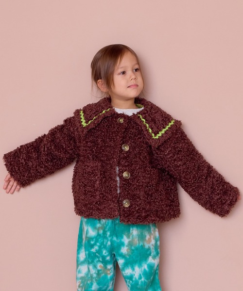 値下げ❗️  キッズアウター　ボア チェック　完売❗️ 値下げ❗️Tommy HILFIGER キッズアウターボア チェック完売❗️