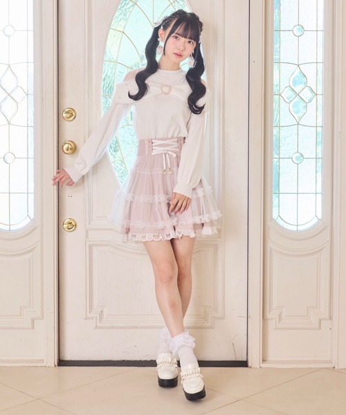 リボンデザインニットトップス リボンデザインニットトップス – Darich