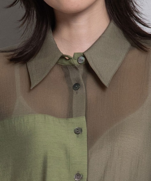 「MARECHAL TERRE」 半袖シャツ MEDIUM ホワイト レディース_画像7