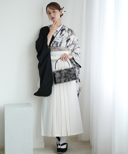 utatane 着物 袴セット 半身アシンメトリー レディース : ZOZOTOWN 