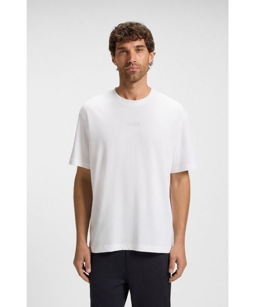 BOSS（HUGO BOSS） tシャツ コットンジャージー Tシャツ トーナルロゴ