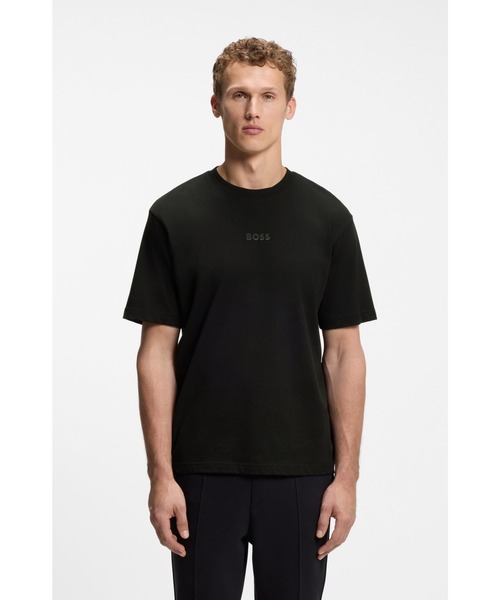 BOSS（HUGO BOSS） tシャツ コットンジャージー Tシャツ トーナルロゴ