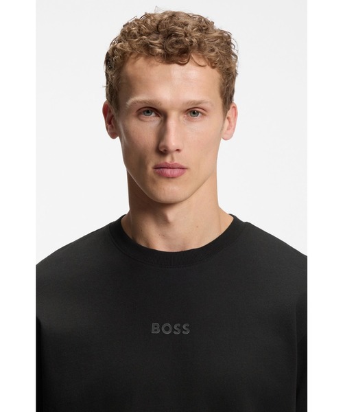 BOSS（HUGO BOSS） tシャツ コットンジャージー Tシャツ トーナルロゴ