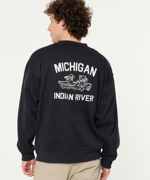 coca（コカ） トレーナー スウェット 裏起毛イラストプリント