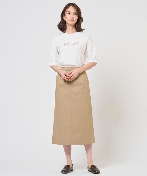 J.PRESS（J.プレス） スカート チノストレッチ ナロー スカート