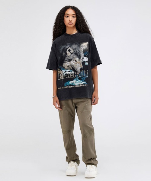 「Ressaca」 半袖Tシャツ L ブラック メンズ_画像4