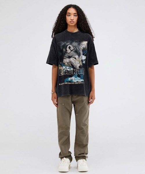 「Ressaca」 半袖Tシャツ L ブラック メンズ_画像5