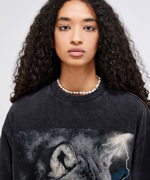 「Ressaca」 半袖Tシャツ L ブラック メンズ_画像6