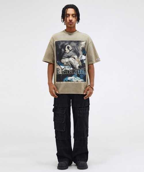 「Ressaca」 半袖Tシャツ L ブラック メンズ_画像9