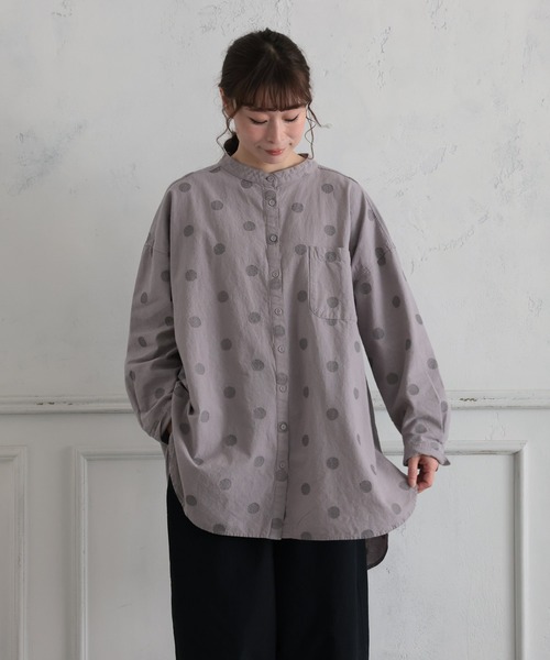 soulberry（ソウルベリー） ブラウス シャツ 「大人のドットは、さりげ