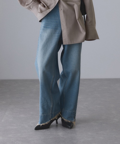 ADAM ET ROPE'（アダムエロペ） ジーンズ デニム デニムパンツ ルーズ