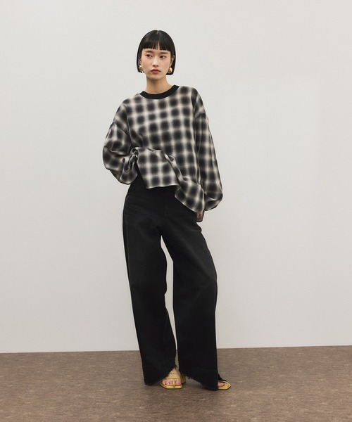 ADAM ET ROPE'（アダムエロペ） ジーンズ デニム デニムパンツ ルーズ