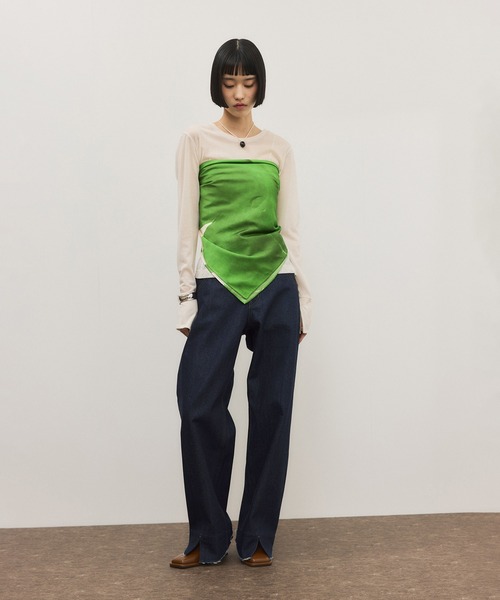 ADAM ET ROPE'（アダムエロペ） ジーンズ デニム デニムパンツ ルーズ