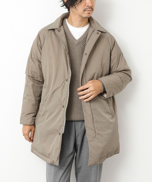 TAION タイオン ジャケット XS ベージュ/ネイビー メンズ TAION（タイオン） ダウンジャケット M ネイビー メンズ : ZOZOTOWN