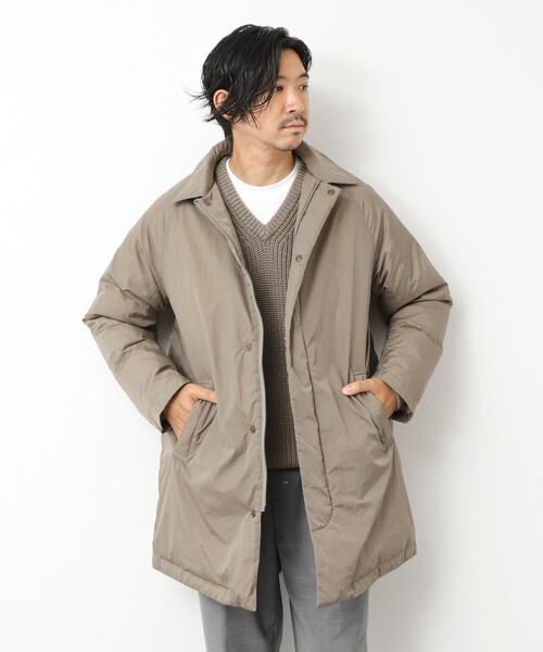 TAION（タイオン） ダウンジャケット M ネイビー メンズ : ZOZOTOWN