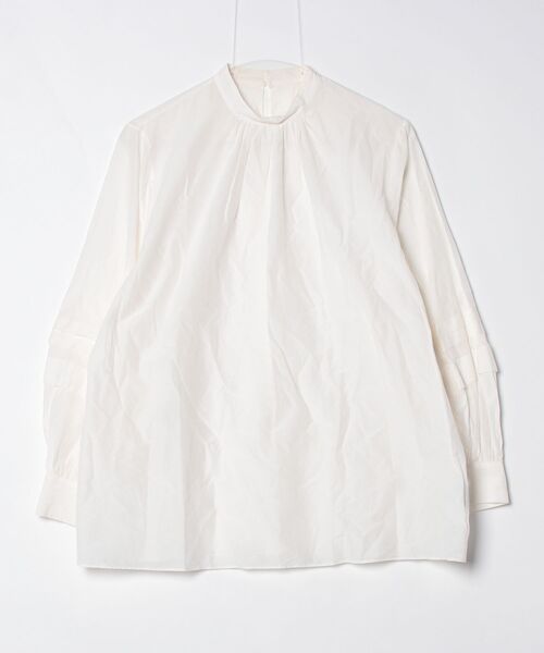 トゥモローランド　長袖ブラウス 未使用 TOMORROWLAND（トゥモローランド） 長袖ブラウス 36 ホワイト