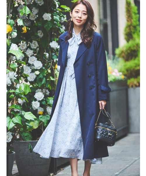 「LAISSE PASSE」 トレンチコート X-SMALL ベージュ レディース_画像3