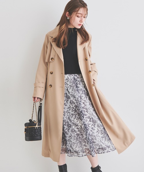 「LAISSE PASSE」 トレンチコート X-SMALL ベージュ レディース_画像5