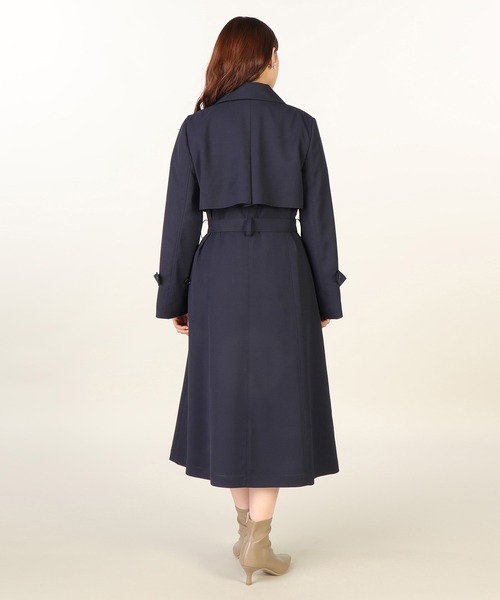 「LAISSE PASSE」 トレンチコート X-SMALL ベージュ レディース_画像9